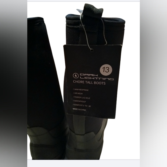 Dark Lightning Black Waterproof Boots main image 6